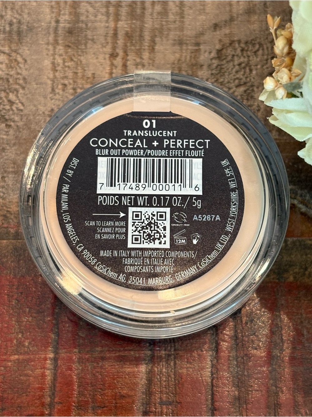 NEW Milani CONCEAL + PERFECT Blur Out POWDER in 01 TRANSLUCENT Full Size! - Picture 3 of 3